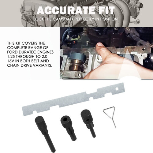 Best Q Engine Camshaft Timing Kit - Locking & Alignment Tools For Ford, Mazda, Volvo Vehicles (Duratec Engines)