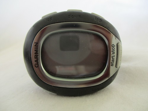 Reloj de pulsera digital Garmin FR60 W hebilla negra tono plateado WR 50M - Imagen 2 de 12