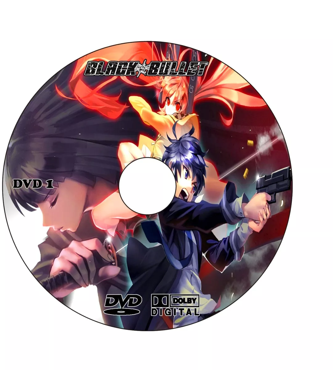 Dvd Anime Black Bullet Completo