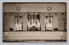 Postcard RPPC Shrine Auckland War Memorial Museum New Zealand c1943