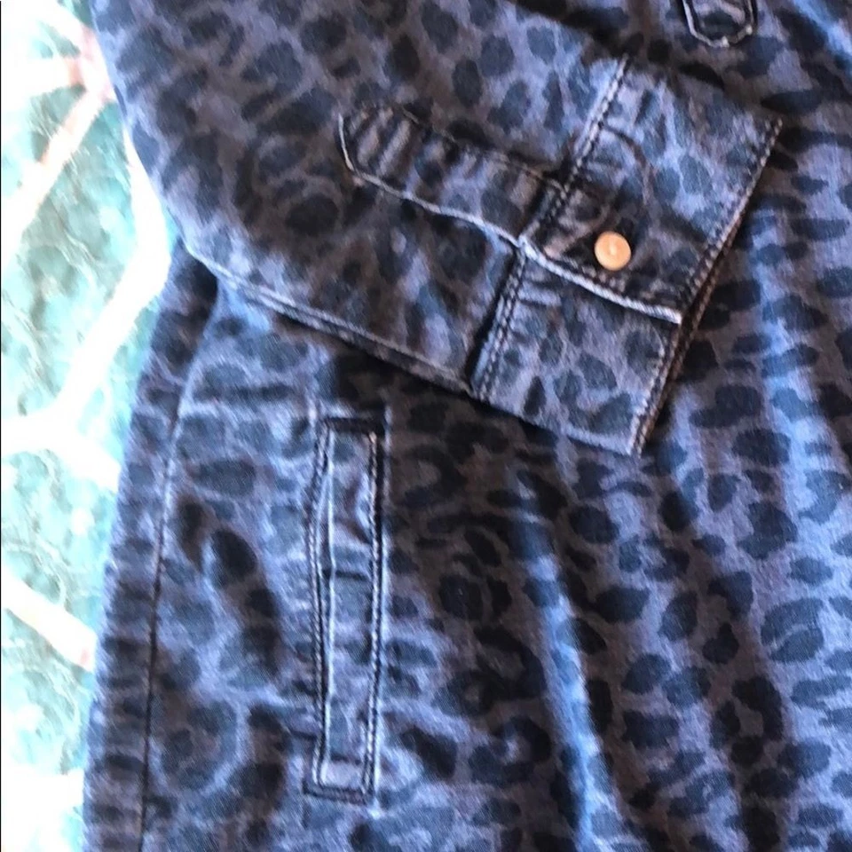 Vestido vaquero estampado guepardo y túnica Faded Glory Foto 4 de 4