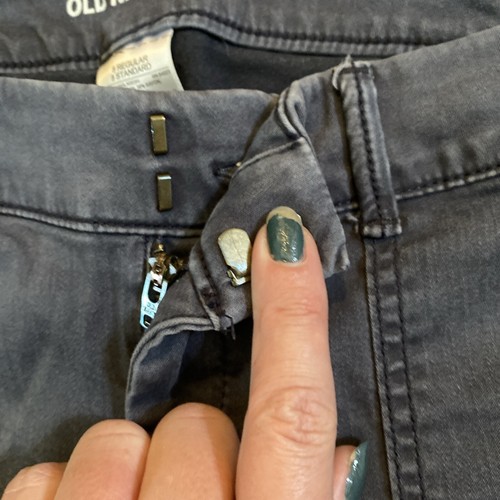 Pantaloni da donna vecchi NavyPixie gamba dritta taglia 8 grigi - Foto 9 di 17
