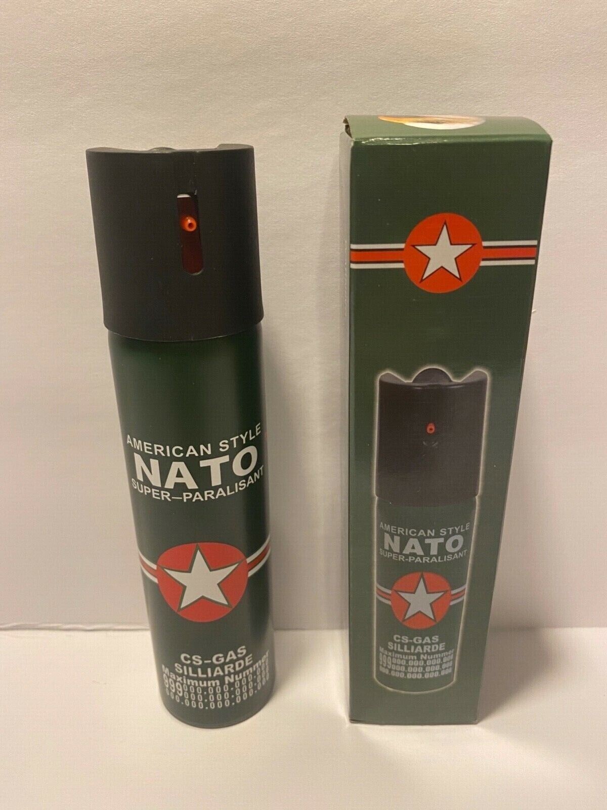 NATO SUPERParalisant CSGas Pepper Aerosal Spray Defence 110ml eBay