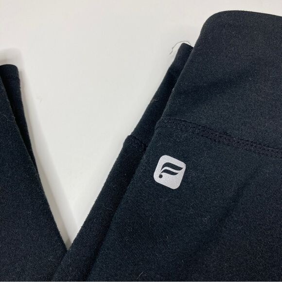 Fabletics Solid Black Power Form Cropped Leggings - image 2