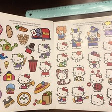 HUGE SHEETS STICKER POSTER Lot Hello Kitty Full Pages 100-200 Stickers Sanrio
