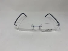 SILHOUETTE 4496 40 6059 52/17/130 5452 BLUE RIMLESS EYEGLASSES FRAME /E02