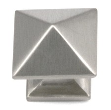 Hickory Hardware Studio P3014-SN Satin Nickel 1" Square Cabinet Knob Pull