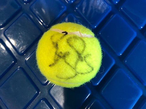 Roger Federer Signed Autographed Wilson US Open Tennis Ball, Beautiful!!!