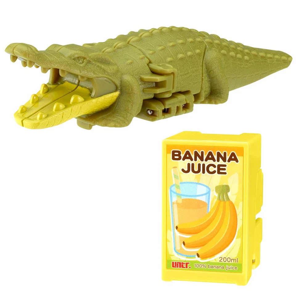 BANDAI MACHINEROBO UNIVERSE UNITROBORN UNITROBO CROCODILE BANANAJUICE Figure NEW - Image 3 of 4