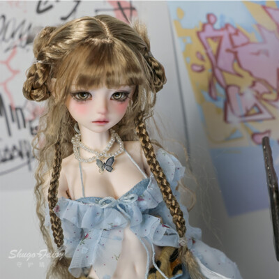 1/4 BJD Doll Girl Women SD Resin Ball Jointed Makeup Full Set Handmade Gift