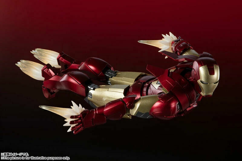 Bandai S.H.Figuarts Iron Man Mark 6 EDICIÓN DE DAÑOS DE BATALLA de Japón