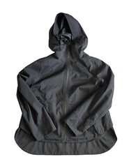 Lululemon Hood Jacket Size 6 Black Water Resistant Windbreaker