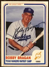 Big League Cards 35 B328 Bobby Bragan Autograph JSA Certified - Brooklyn Dodgers