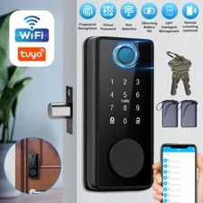 Smart Door Lock Wifi Biometric Fingerprint Touch Password Digital Keyless Keypad