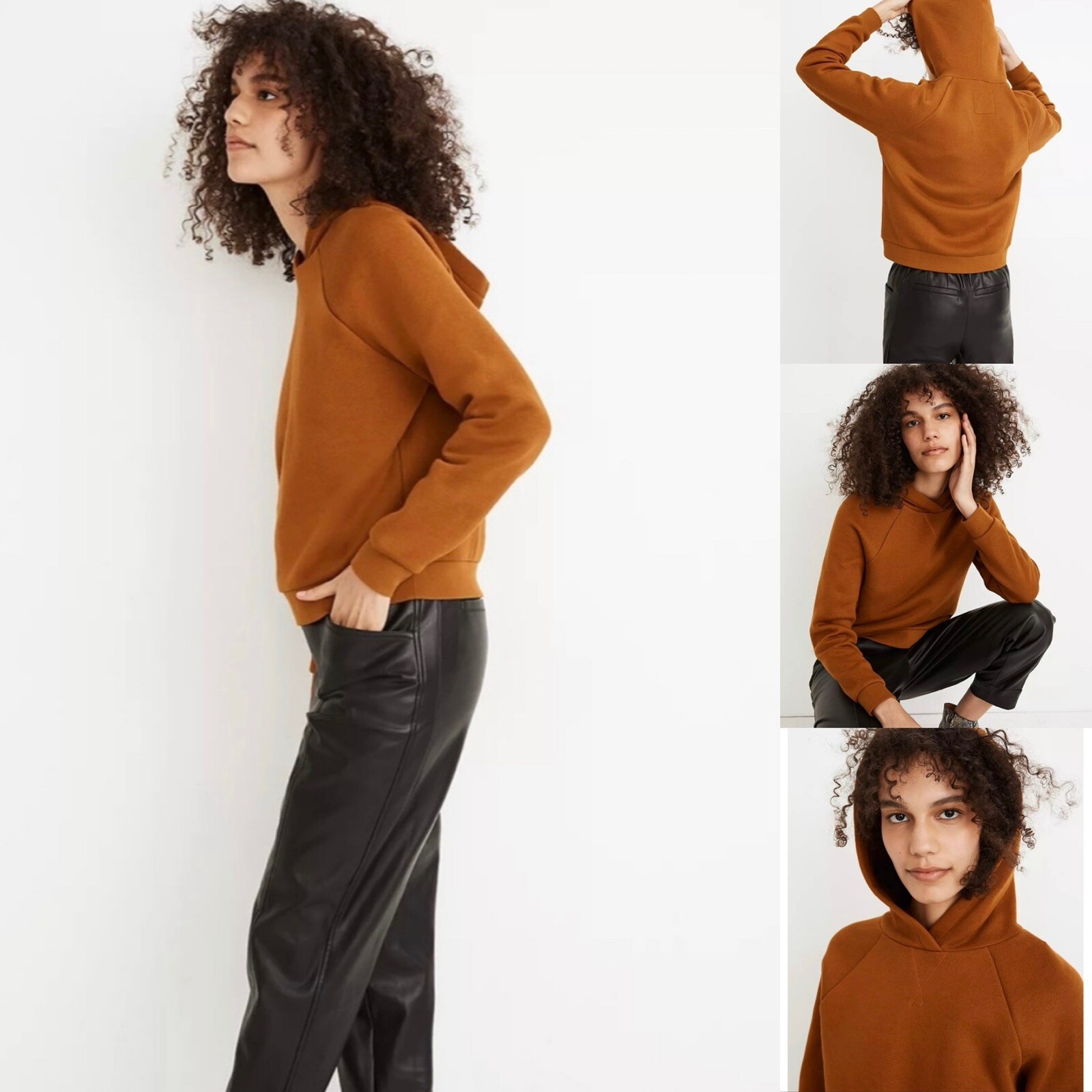 Madewell MWL Betterterry Cropped Hoodie 