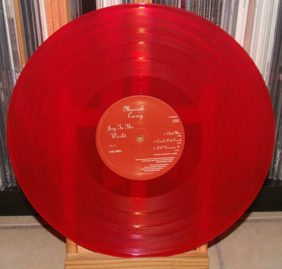 Mariah Carey - Joy To The World 赤盤レコード Mariah Carey - Joy To The World レコード MARIAH CAREY JOY TO