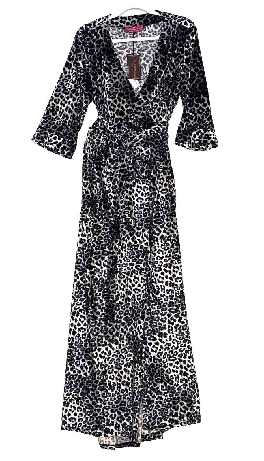 Batas Estampado Animal de Poliéster para Mujer