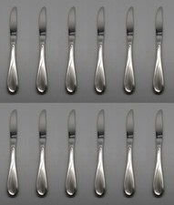Oneida Stainless FLIGHT Hollow Handle Dinner Knives - Set of Twelve USA Made