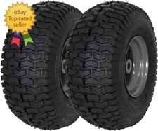 21446-2PK 15X6.00-6 Tire and Wheel Assembly, Pneumatic Replacement Lawn Mower Fr