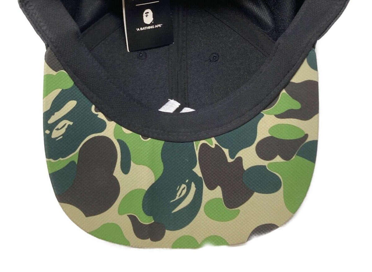 ☆未使用級☆adidas x A BATHING APE コラボキャップ ゴルフ BAPE x adidas Golf Cap Black Adjustable Hat Logo A Bathing