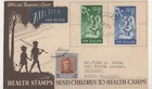 Stamps New Zealand, FDC CHILDRENS HEALTH 1949