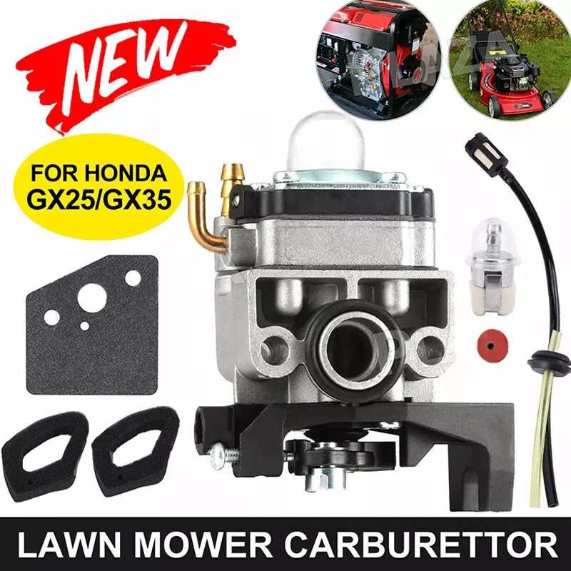 Carburetor For Honda GX25 GX25N GX25NT FG110 Trimmer & Lawn Mower With Gasket