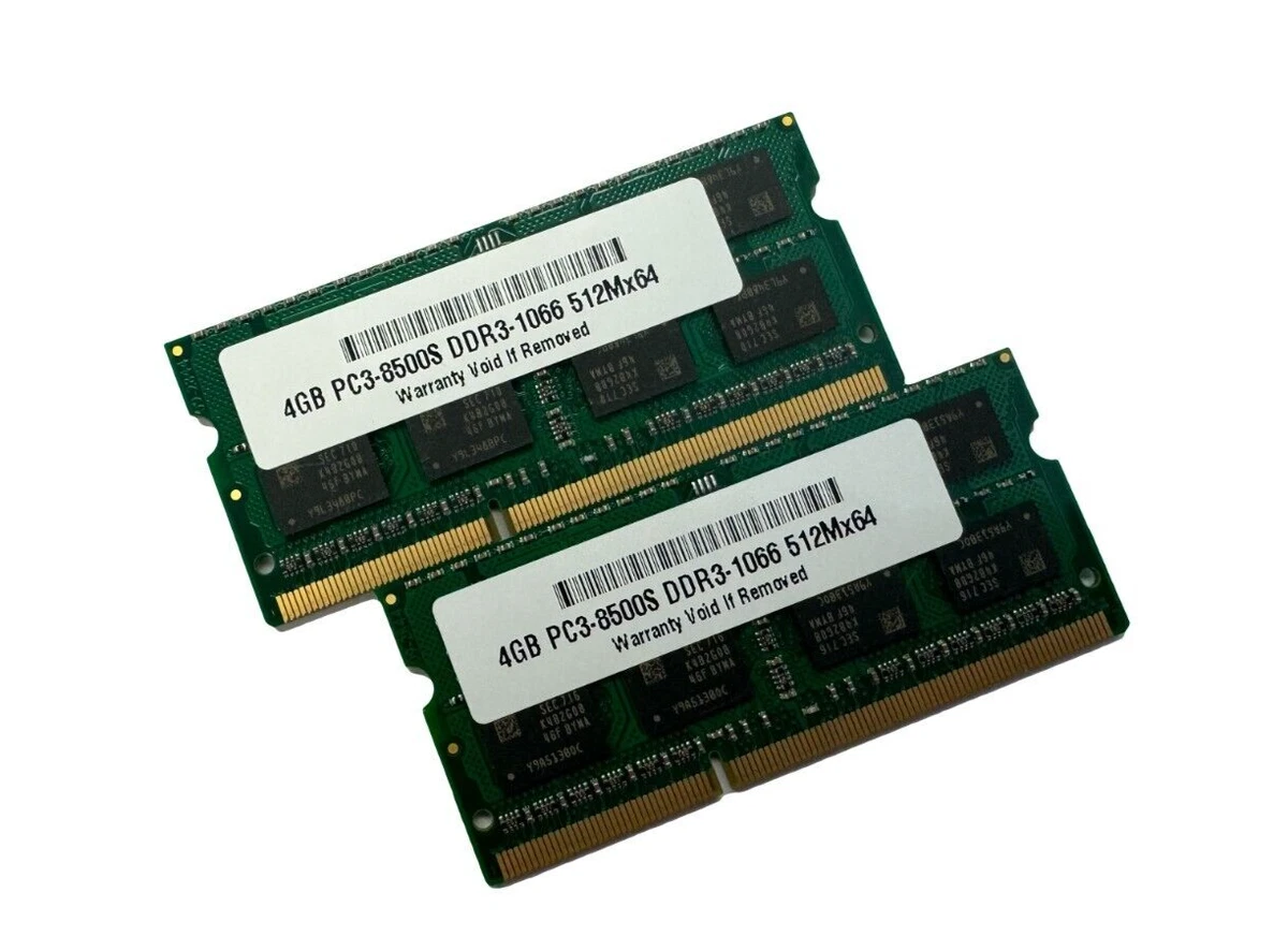 Komputerbay 8GB(4GB×2) DDR3 1066MHz Komputerbay 8GB DDR3 1066MHz RAM 2x4GB NON ECC CL7