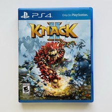 Knack 2 (2017) Sony PlayStation 4 CIB Mint Disc Cleaned & Tested