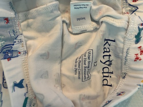 Katydid Martha’s Vineyard Kids PJ Set size 12 EUC - Picture 8 of 11