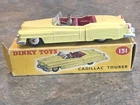 Vintage 1950s Dinky Toys 131 Yellow Cadillac Eldorado Tourer. Original Box. Nice
