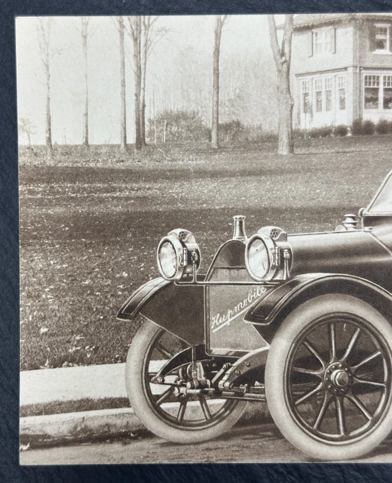 RARE ~1911 HUPMOBILE 5 PASSENGER TOURING CAR INFO PACKET, IMAGE CARD FP393 - Image 3 of 4
