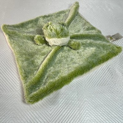 Animal Adventure Green Frog Plush Lovey Security Blanket 12'' x 13'' Soft