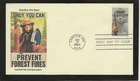 SMOKEY THE BEAR FDC 1984 CAPITAN, NEW MEXICO JERRY'S COVERS ONLY 1 MADE