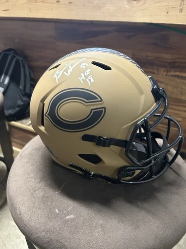 Brian Urlacher Signed Full Size STS Rep Helmet HOF Insc. Beckett COA