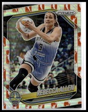 2025 Panini Prizm WNBA #67 Rebecca Allen WNBA Logo Prizms