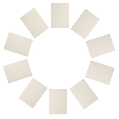  50pcs Blank Cardstock A4 White Sketch Paper Copy Paper for Card Making Textured - Zdjęcie 11 z 12