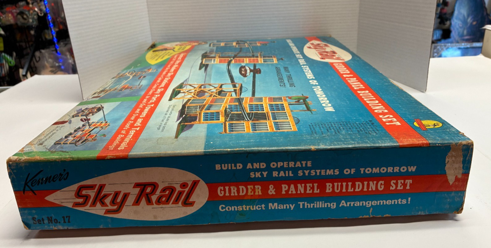 E2 Kenner Sky Rail Girder & Panel Building Set #17 AS IS Original Box 1961