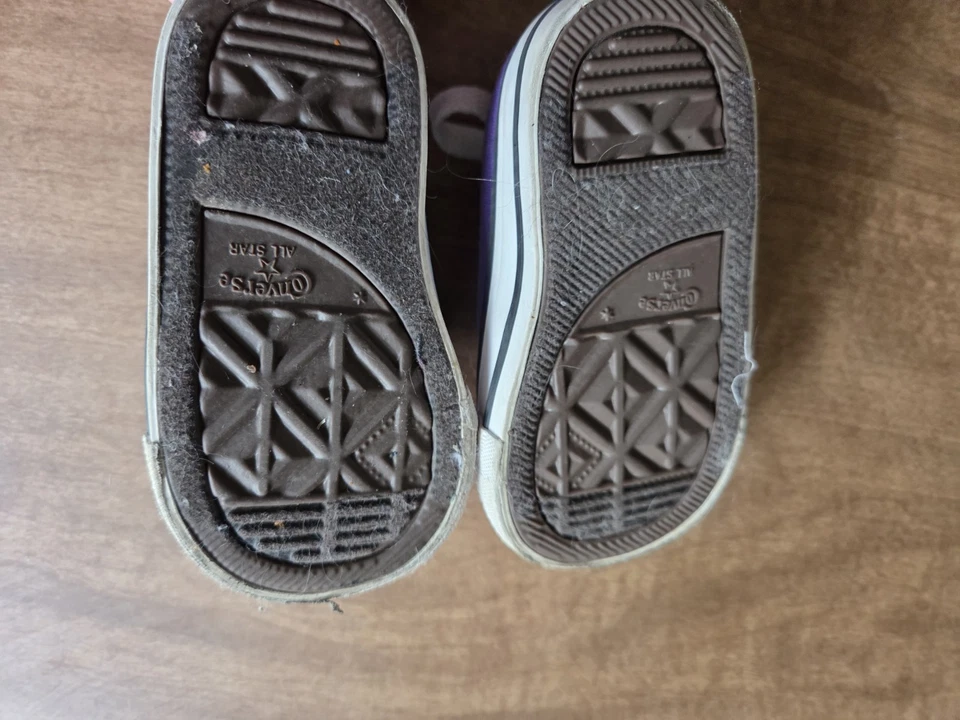 Zapatillas Converse All Star de lona púrpura Foto 3 de 4