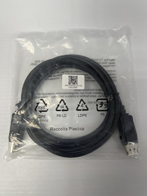 Lot of 10 Display Port to Display Port Cable DP Male to Male Cord 8K HD 6ft Read