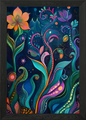 Garten der verlorenen Gedanken Ein mystisches gerahmtes Wandbild Poster Leinwanddruck Bild