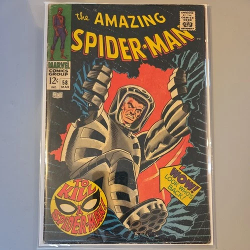 Amazing Spider-Man #58 (1968) Marvel Comics | John Romita | Bronze Age ASM | VG