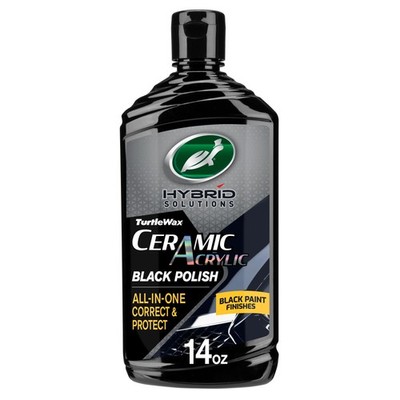 Turtle Wax Hybrid Solutions Ceramic Acrylic Black Car Polish and Wax Car Scratch