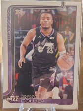 Topps 2025-26 Isaiah Collier #133 Utah Jazz NBA Basketball Base Set