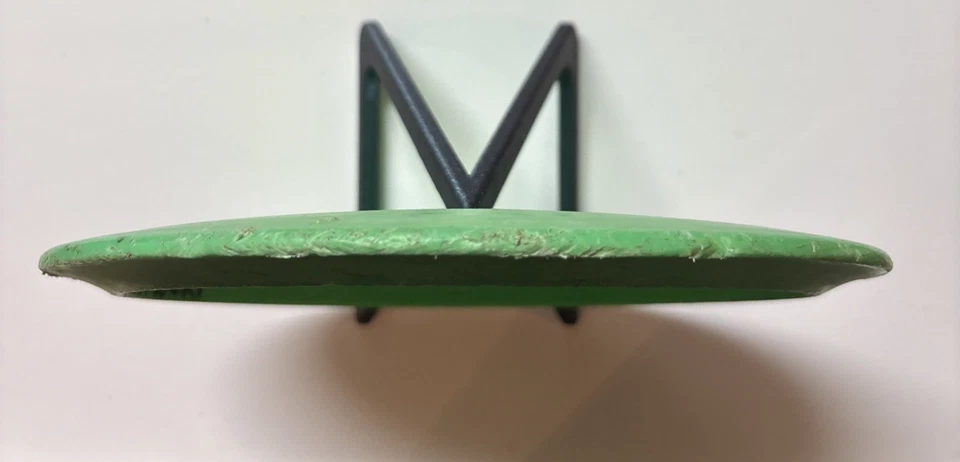 Innova DX Firebird PFN Patent Number Penned Green Disc Golf 173g Flat Used - Image 3 of 3