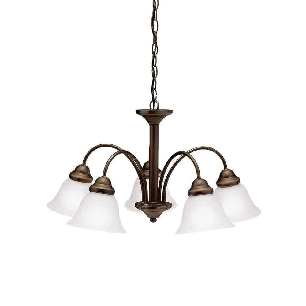 KICHLER Wynberg 24.5 in. 5-Light Olde Bronze Transitional Sh