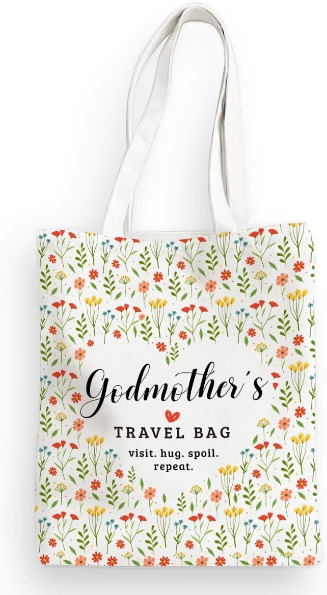 Bolso de Playa Colorido Madrina - Propuesta, Día de la Madre, Navidad, Cumpleaños