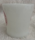 Vintage Fire-King Milk Glass Mug Bradley University Peoria Illinois — photo 2
