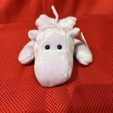 RARE RETIRED 1993 TY BEANIE BABY HAPPY WITH PVC PELLETS/ERRORS.