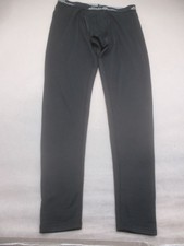 Eddie Bauer Size L Mens Black Pull On Stretch Activewear Base Layer Pants 931