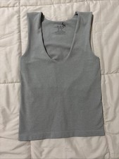 Free People Intimately Clean Lines Muscle Tank Top Women Size M/L Cropped Cami
